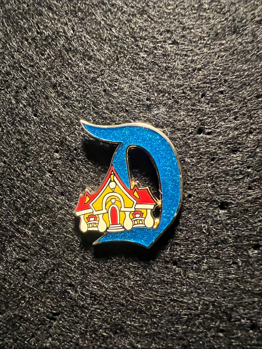 Disneyland 70th Gold D - Toontown Disneyland D Pin